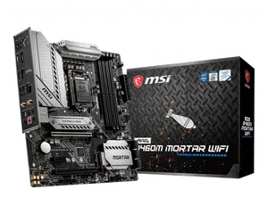MSI MAG B460M MORTAR WIFI DDR4 2933MHZ 1XHDMI 1XDP 2XM.2 USB 3.2 MATX 1200P 