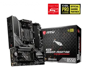 MSI MAG B550M MORTAR DDR4 4400MHZ 1XHDMI 1XDP 2XM.2 USB 3.2 MATX AM4 