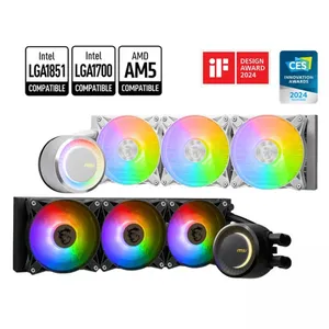 MSI MAG CORELIQUID E360 WHITE 360MM ARGB SIVI İŞLEMCİ SOĞUTUCU