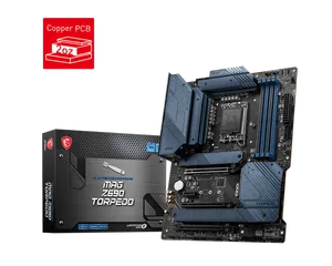 MSI MAG Z690 TORPEDO DDR5 6400MHZ 1XHDMI 1XDP 4XM.2 USB 3.2 ATX 1700P 