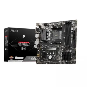 MSI PRO B550M-P GEN3 DDR4 4400MHZ 1XVGA 1XHDMI 1XDVI 1XM.2 USB 3.2 MATX AM4 