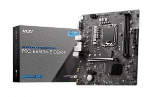 MSI PRO B660M-E DDR4 3200MHZ 1XVGA 1XHDMI 1XM.2 USB 3.2 MATX 1700P 