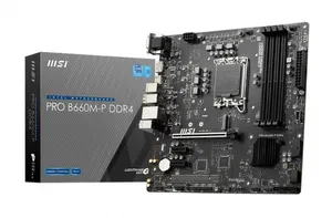 MSI PRO B660M-P DDR4 3200MHZ 1XVGA 1XHDMI 1XDP 1XM.2 USB 3.2 MATX 1700P 