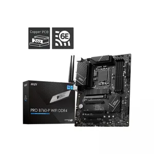 MSI PRO B760-P WIFI DDR4 4000MHZ 1XHDMI 1XDP 2XM.2 USB 3.2 ATX 1700P (13. VE 12.NESİL İŞLEMCİ UYUMLU) 