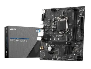 MSI PRO H410M-B DDR4 2933MHZ 1XVGA 1XHDMI 1XM.2 USB 3.2 MATX 1200P 