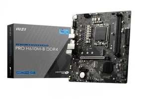 MSI PRO H610M-B DDR4 3200MHZ 1XVGA 1XHDMI 1XM.2 USB 3.2 MATX 1700P 