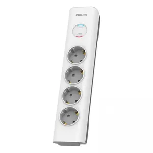PHILIPS SPN7040WA AKIM KORUMALI PRİZ 600J (2MT) 4 LÜ PRİZ