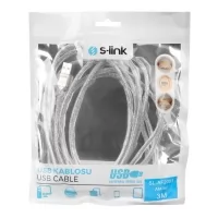 S-LINK SL-AF2003 USB 2.0 3MT ŞEFFAF UZATMA KABLOSU