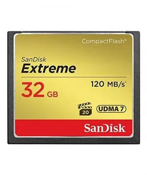 SanDisk Extreme 32GB CF UDMA7 CompactFlash Card