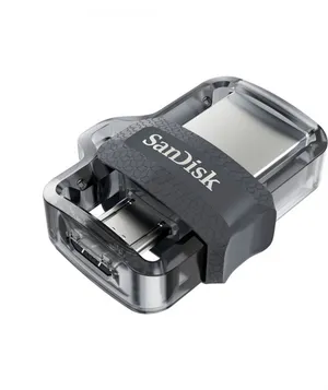SanDisk Ultra Dual Drive m3.0 128GB Grey & Silver