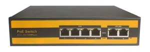 SENSEI POE-4002-78W 4X10/100+2X10/100 UPLINK 78W 250 METRE POE SWITCH 