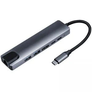 SENSEI TYP-C 6IN1 HDMI COK FONKSIYONLU USB 3.0 DOCK STATION 