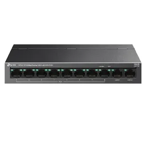 TP-LINK LS110P 10 PORT 10/100MBPS 8-PORT POE+ 96W MASAÜSTÜ SWITCH