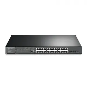 TP-LINK TL-SG3428XMP 24 PORT GIGABIT+ 4X10G SFP L2 YONETILEBILIR 384W POE RACKMOUNT SWITCH 