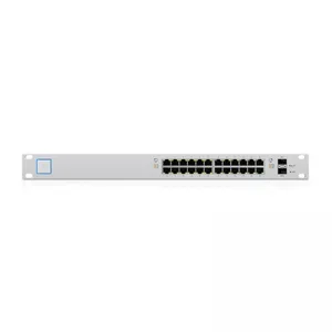 UBNT US-24-250W 24 PORT GIGABIT+2X1GB SFP+ CONSOL PORT 802.3AT/AF YÖNETİLEBİLİR 250W RACKMOUNT POE SWITCH 