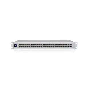 UBNT USW-48-POE 48 PORT GIGABIT + 4X1GB SFP UPLINK 195W POE YÖNETİLEBİLİR RACKMOUNT SWITCH