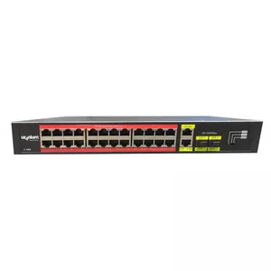 URANIUM POE-G2422SFP-300W 24 PORT GIGABIT+2XGB RJ45/2XSFP UPLINK RACKMOUNT POE SWITCH 
