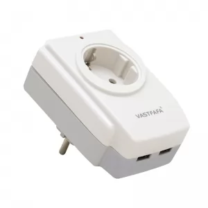 Vastfafa SM-120U Akım Korumalı Usb Çıkışlı Tekli Priz