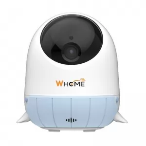 WHOME YAPAY ZEKA DESTEKLİ 360° GECE GÖRÜŞLÜ MAVİ WİFİ BEBEK GÜVENLİK KAMERASI (32 GB TF KART DESTEKLİ)