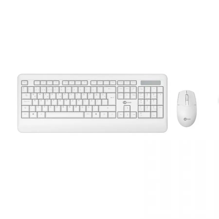 LECOO KW202-B KABLOSUZ KLAVYE MOUSE SET BEYAZ