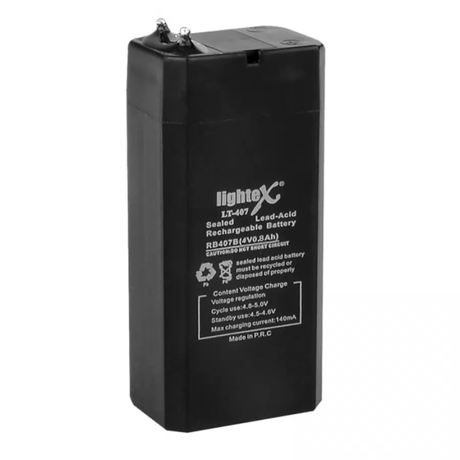Lightex LT-407 4 Volt 0.8 Amper Akü