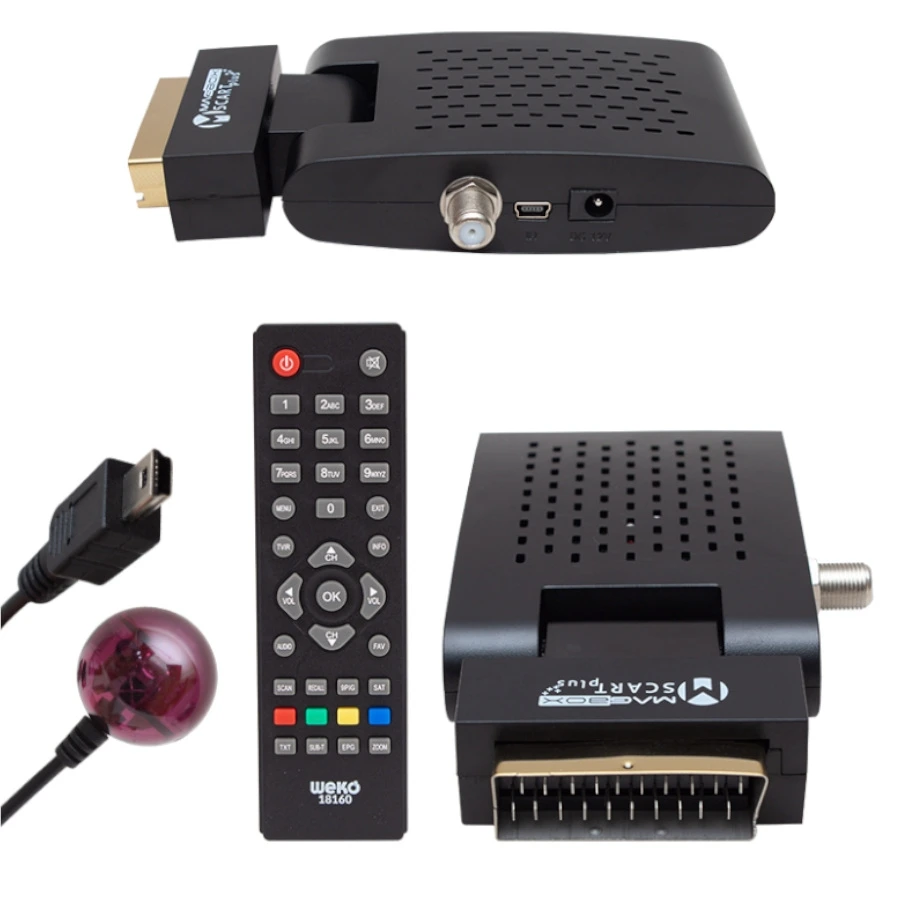 Magbox Scart Plus TKGSLİ MİNİ SD SCART GİRİŞLİ UYDU ALICISI