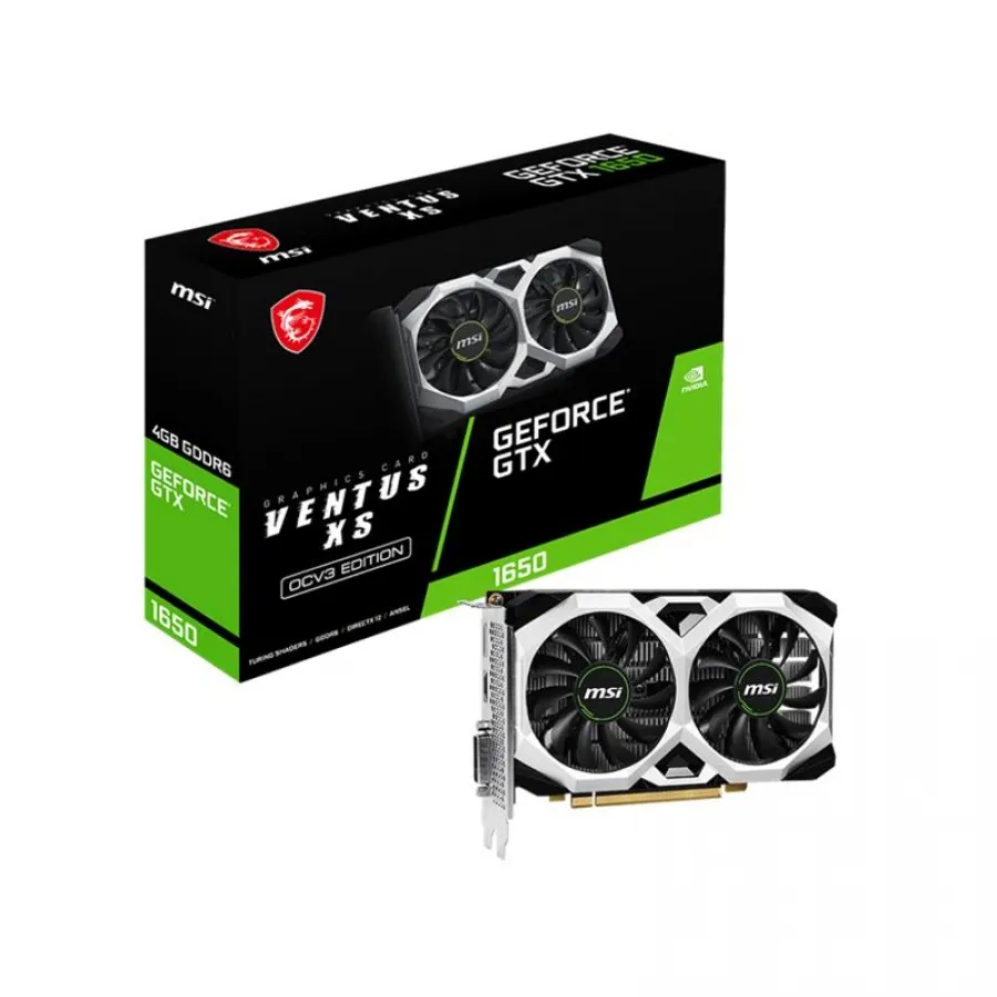 MSI GEFORCE GTX1650 D6 VENTUS XS OCV3 4GB GDDR6 EKRAN KARTI