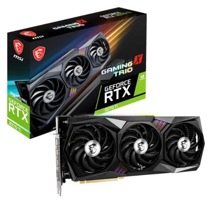 MSI GEFORCE RTX3070TI GAMING X TRIO 8GB DDR6X 256B 1XHDMI 3XDP