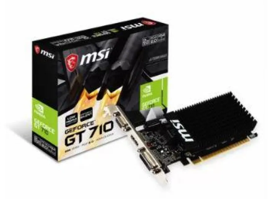 MSI GT710 2GD3H LP 2GB DDR3 64B 1XVGA 1XHDMI 1XDVI