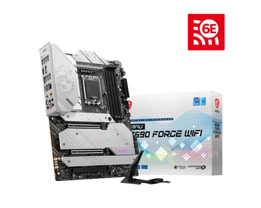 MSI MPG Z690 FORCE WIFI DDR5 6666MHZ 1XHDMI 1XDP 5XM.2 USB 3.2 ATX 1700P