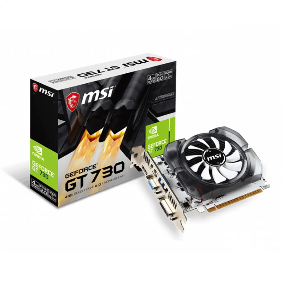MSI N730-4GD3V2 GT730 4GB 128B DDR3 1XVGA 1XHDMI 1XDVI