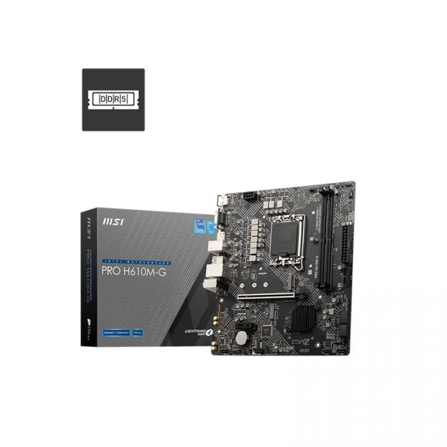 MSI PRO H610M-G DDR5 ANAKART M-ATX
