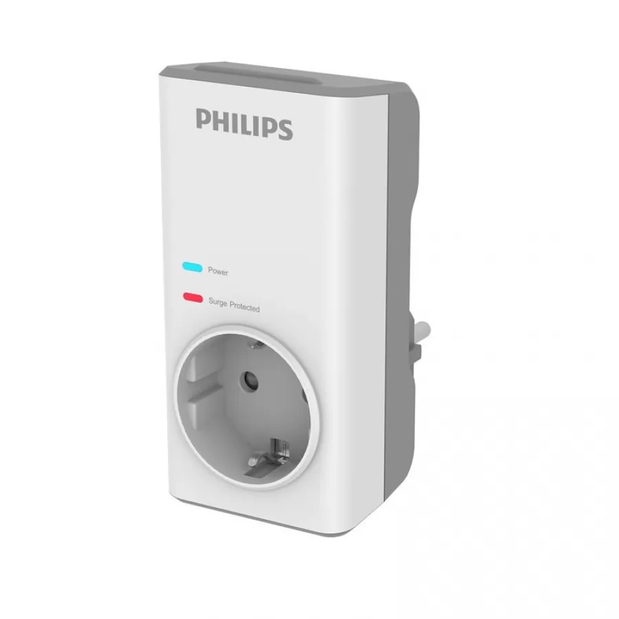 PHILIPS CHP7010W TEKLİ AKIM KORUMA PRİZ 1140J BEYAZ RENK