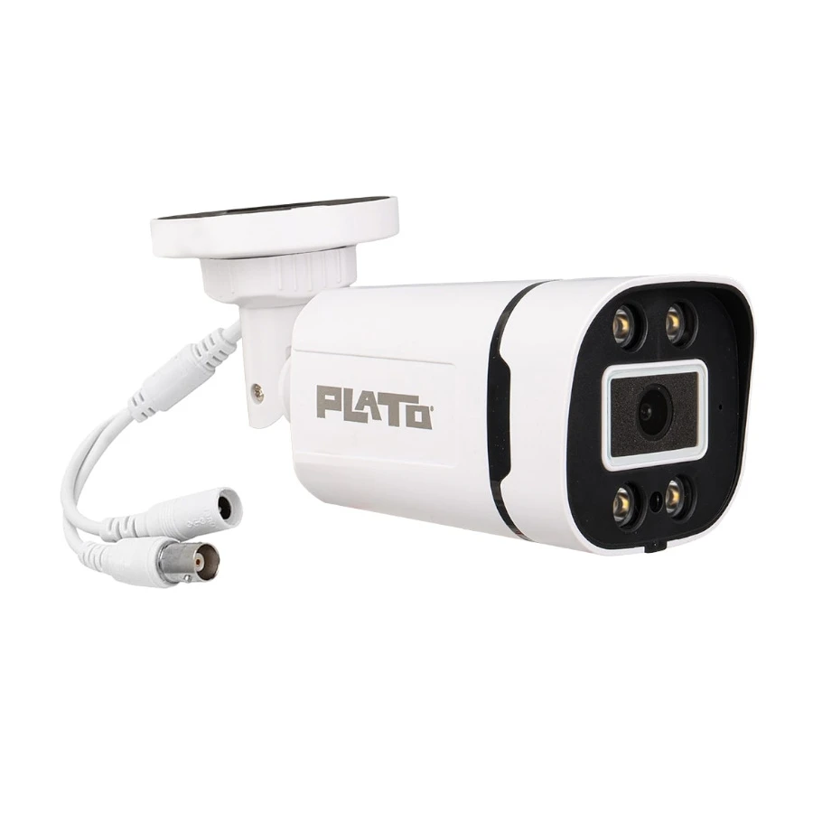 PLATO PL-23840 2MP 4 WARM LEDLİ 3.6 MM GECE RENKLİ GÖRÜŞ PLASTİK KASA AHD BULLET KAMERA