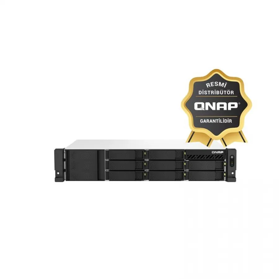 QNAP TS-873AeU-4GB RAM 8 HDD YUVALI RACK NAS YEDEKLEME CİHAZI