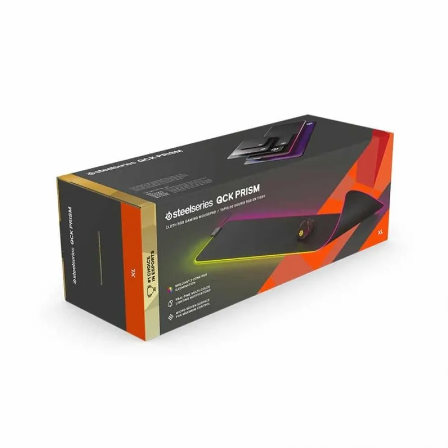 STEELSERIES QCK PRISM CLOTH XL RGB MOUSEPAD