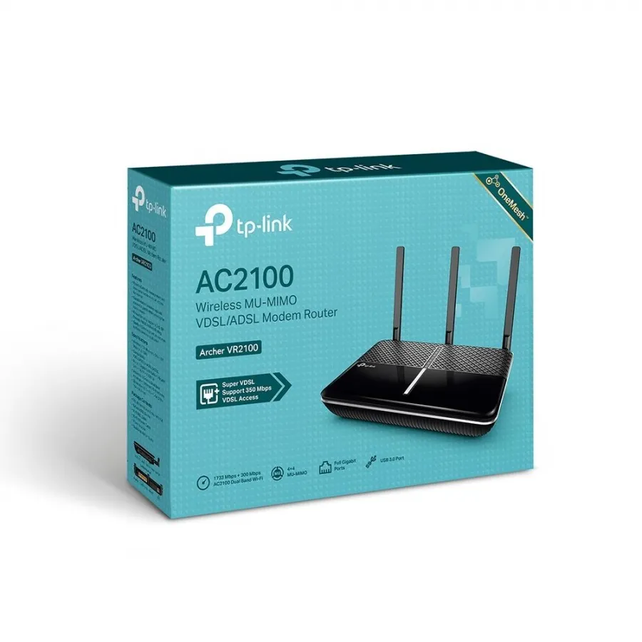 TP-LINK ARCHER VR2100 WIRELESS MU-MIMO VDSL/ADSL