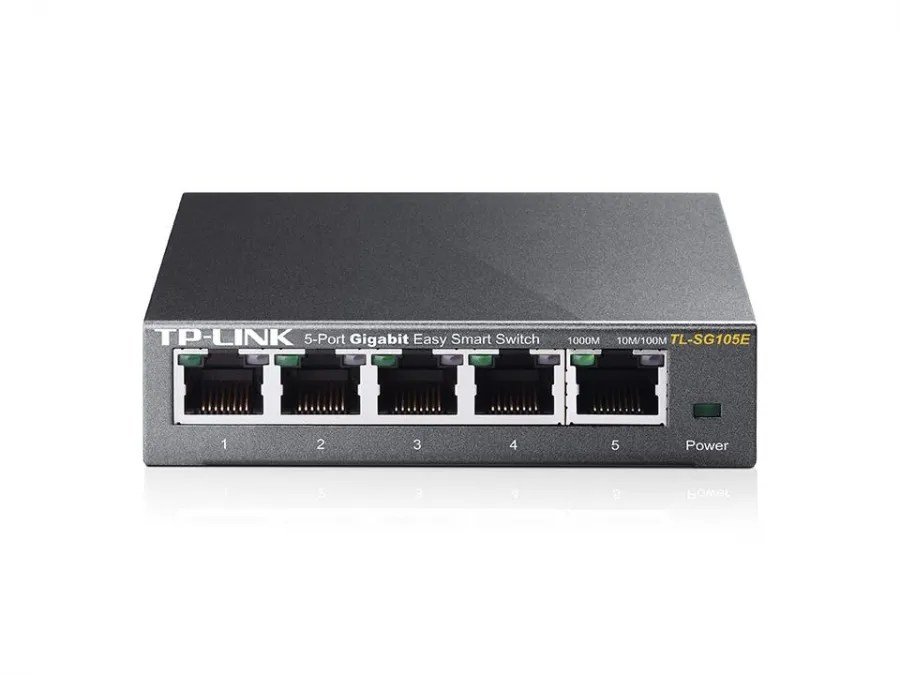 TP-LINK TL-SG105E 5 PORT 10/100/1000 METAL SWITCH