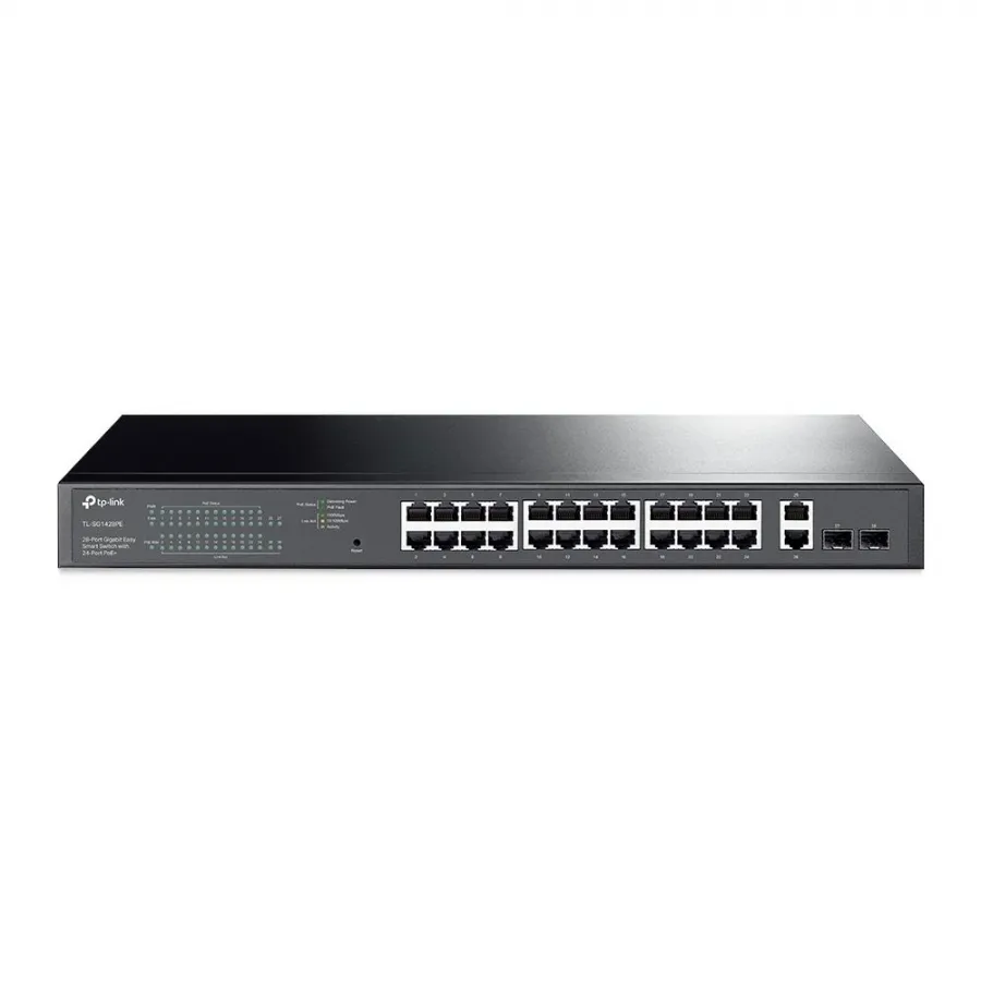 TP-LINK TL-SG1428PE 24 PORT GIGABIT + 2 SFP 250W POE+ SWITCH