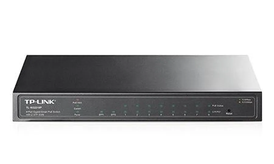 TP-LINK TL-SG2210P 8 PORT GIGABIT + 2X1GB SFP UPLINK JETSTREAM 61W POE SWITCH