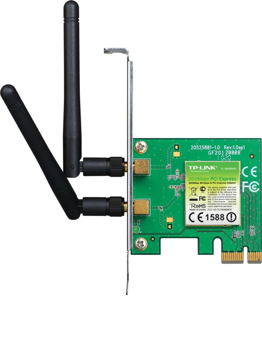 TP-LINK TL-WN881ND 300MBPS 2ANTEN PCI EX WIFI ADAPTOR