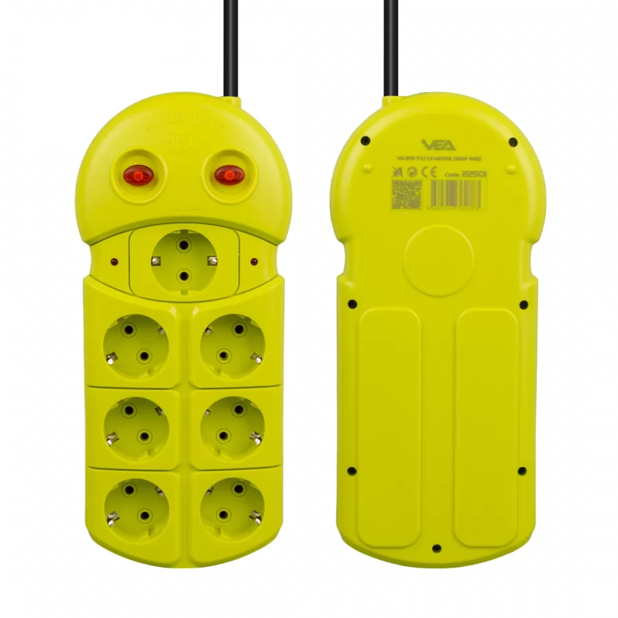 Vea VE-970 7'Li 1.5 Metre Grup Priz