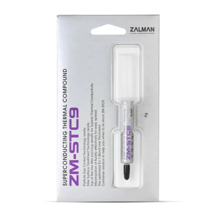 ZALMAN ZM-STC9 SUPER ILETKEN 4GR YUKSEK PERFORMANSLI TERMAL MACUN (9.1 W/M-K)